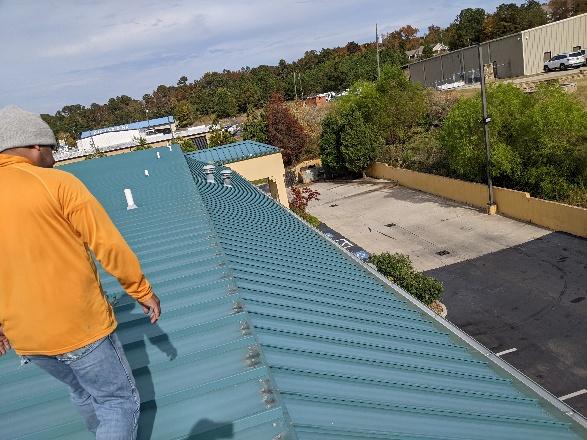 Commercial metal roofing