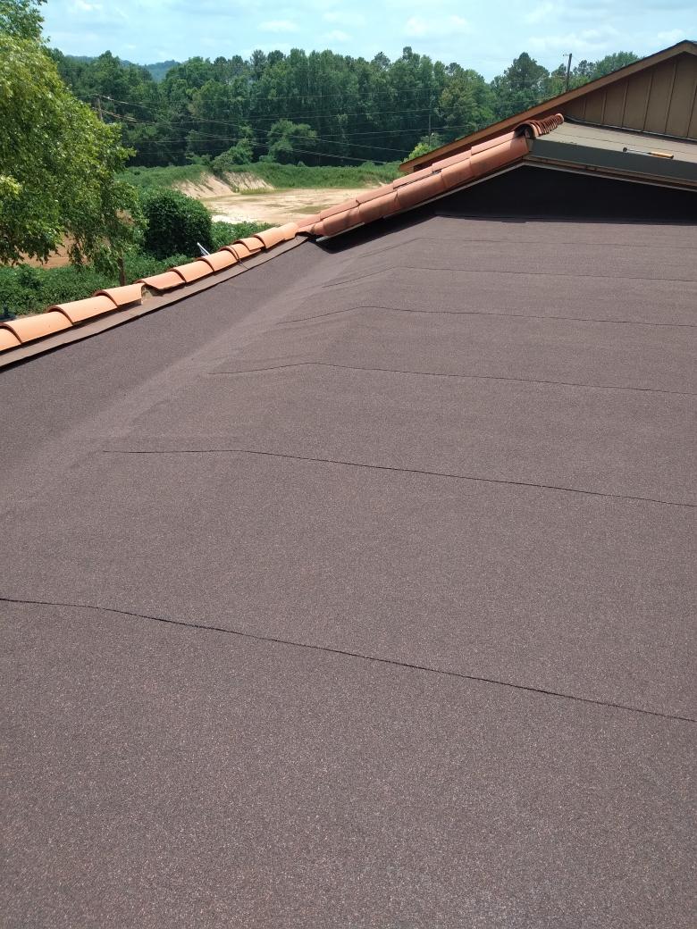 Commercial modified bitumen roofing